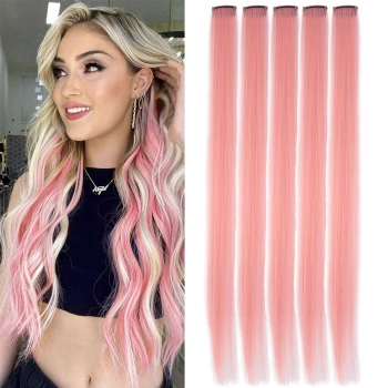 Renkli Sentetik Çıt Çıt - 5 Adet - D27