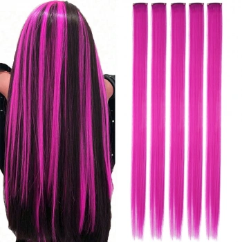 Renkli Sentetik Çıt Çıt - 5 Adet - D37