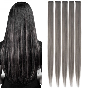 Renkli Sentetik Çıt Çıt - 5 Adet - D42