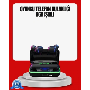 Rgb Oyuncu Bluetooth Kulaklık Düşük Gecikmeli Kablosuz 5.1