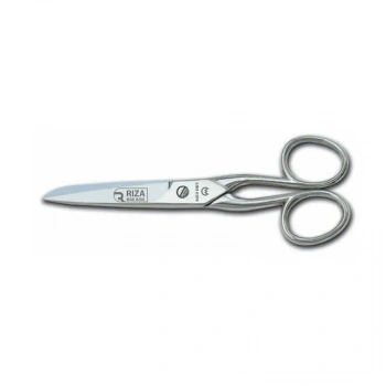Rıza A4431-6 İplik ve Saya Makası No: 6 inç / 15,24 cm - Nikel Kaplama
