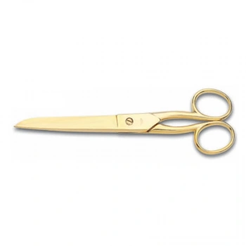 Rıza M-173 Açılış Makası No: 8 inç / 20,32 cm - Altın Kaplama