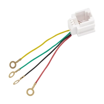 RJ11 KABLO SOKETİ 623K 6P4C KABLOLU TELEFON KONNEKTÖRÜ 150MM JACK (4887)