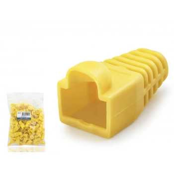 Rj45 Konnektör Papuç - 100 Adet Sari / Ekonomik Poşet Paket ND2427