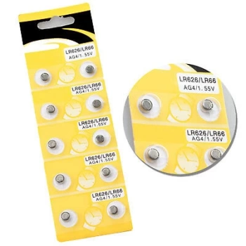 Saat Pili - Düğme Pil 10lu Paket LR626-LR66 AG4-1.55V (7272)