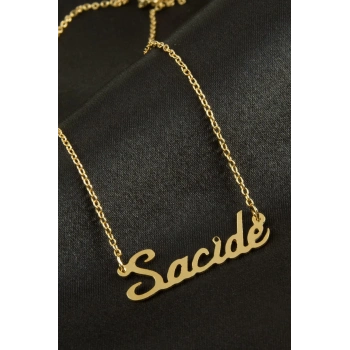 Sacide İsimli Kolye (Kişiye Özel)