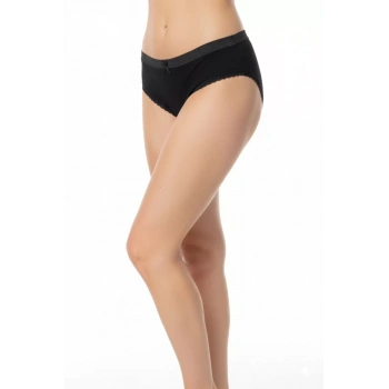 Şahinler Kadın İçin Dantel Kenarlı Siyah Renk Bikini Külot B223