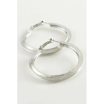 Salkım Desenli Halka Küpe 6 cm