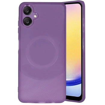 Samsung A06 Kılıf Maya Karbon Kapak - Mürdüm