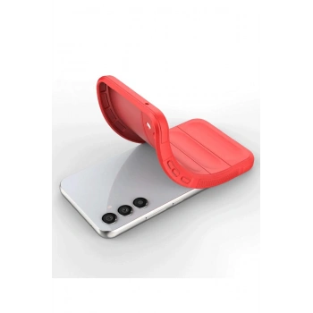 Samsung A36 Kılıf Optimum Silikon - Kırmızı