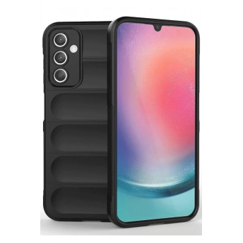 Samsung A36 Kılıf Optimum Silikon - Siyah