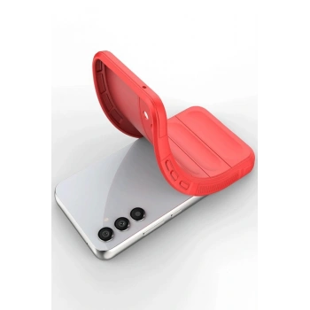 Samsung A56 Kılıf Optimum Silikon - Kırmızı