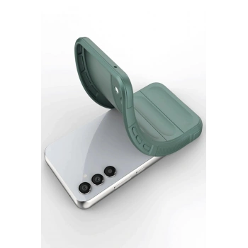 Samsung A56 Kılıf Optimum Silikon - Koyu Yeşil