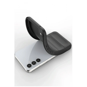 Samsung A56 Kılıf Optimum Silikon - Siyah