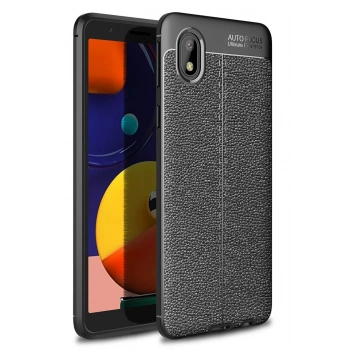 Samsung Galaxy A01 Core Kılıf Auto Focus Kapak - Siyah