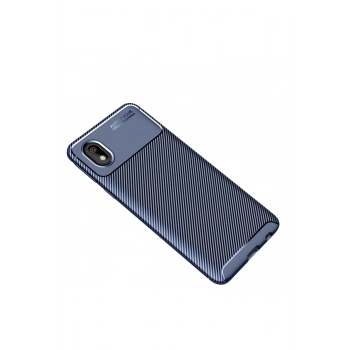 Samsung Galaxy A01 Core Kılıf Auto Focus Karbon Kapak - Lacivert