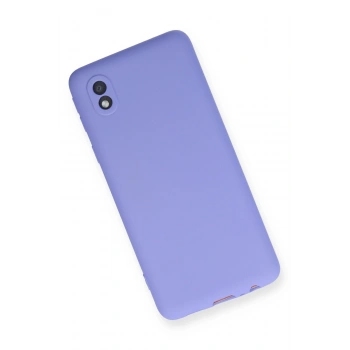 Samsung Galaxy A01 Core Kılıf First Silikon - Lila