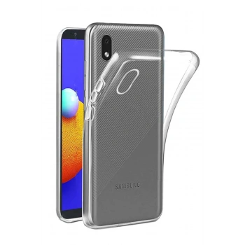 Samsung Galaxy A01 Core Kılıf Lüx Şeffaf Silikon