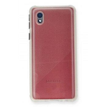 Samsung Galaxy A01 Core Kılıf Miami Şeffaf Silikon - Şeffaf