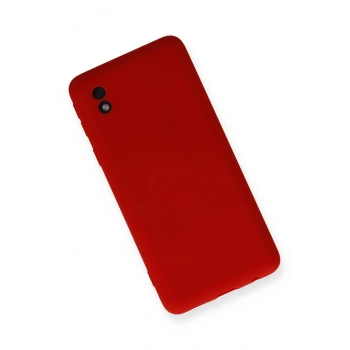 Samsung Galaxy A01 Core Kılıf Nano içi Kadife Silikon - Kırmızı