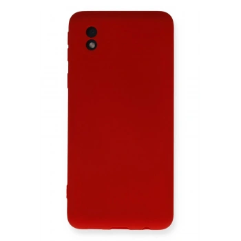 Samsung Galaxy A01 Core Kılıf Nano içi Kadife Silikon - Kırmızı