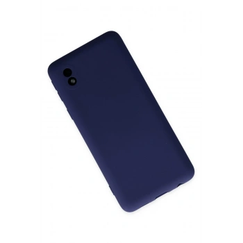Samsung Galaxy A01 Core Kılıf Nano içi Kadife Silikon - Lacivert