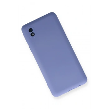 Samsung Galaxy A01 Core Kılıf Nano içi Kadife Silikon - Lila