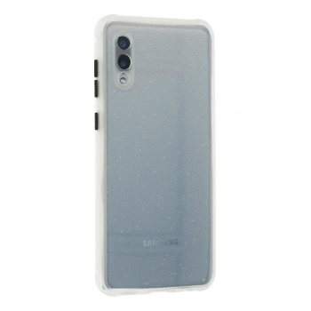 Samsung Galaxy A02 Kılıf Miami Şeffaf Silikon - Şeffaf