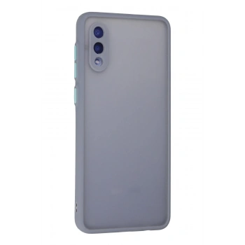 Samsung Galaxy A02 Kılıf Montreal Silikon Kapak - Gri