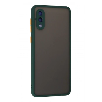 Samsung Galaxy A02 Kılıf Montreal Silikon Kapak - Yeşil