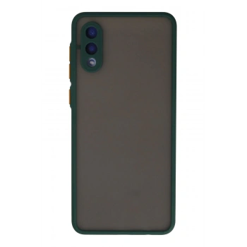 Samsung Galaxy A02 Kılıf Montreal Silikon Kapak - Yeşil