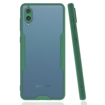Samsung Galaxy A02 Kılıf Platin Silikon - Yeşil