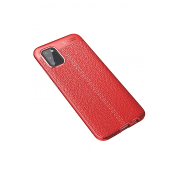 Samsung Galaxy A02S Kılıf Auto Focus Kapak - Kırmızı