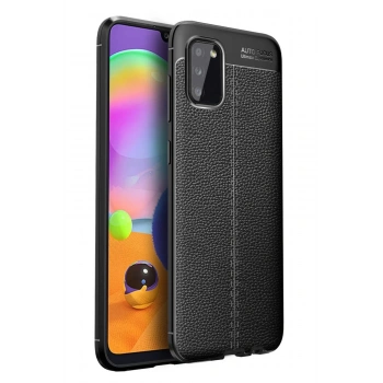 Samsung Galaxy A02S Kılıf Auto Focus Kapak - Siyah