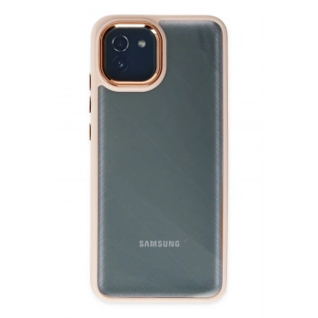 Samsung Galaxy A03 Kılıf Dora Kapak - Pudra