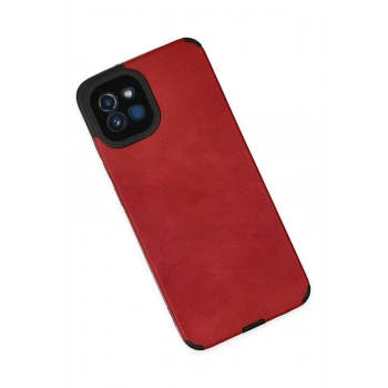 Samsung Galaxy A03 Kılıf Loop Deri Silikon - Kırmızı