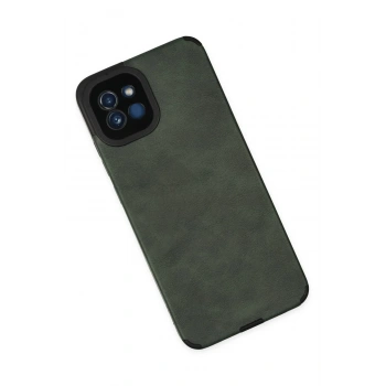 Samsung Galaxy A03 Kılıf Loop Deri Silikon - Yeşil