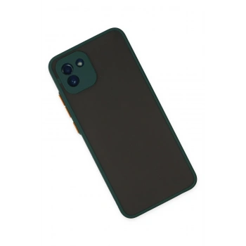 Samsung Galaxy A03 Kılıf Montreal Silikon Kapak - Yeşil