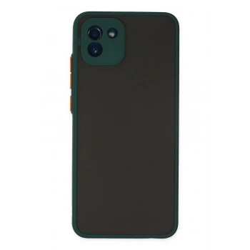 Samsung Galaxy A03 Kılıf Montreal Silikon Kapak - Yeşil