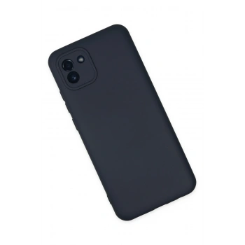 Samsung Galaxy A03 Kılıf Nano içi Kadife Silikon - Lacivert