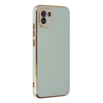 Samsung Galaxy A03 Kılıf Volet Silikon - Açık Yeşil