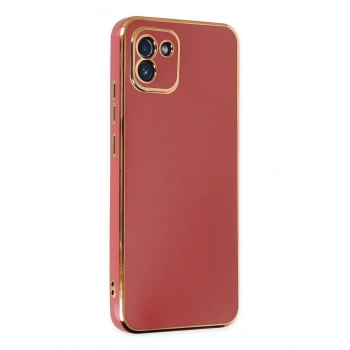 Samsung Galaxy A03 Kılıf Volet Silikon - Kırmızı