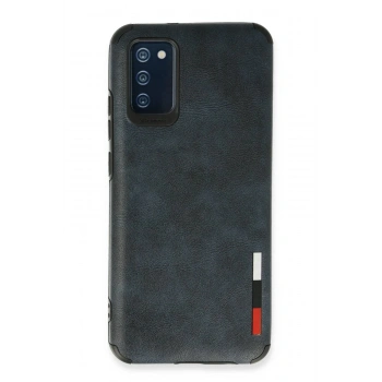 Samsung Galaxy A03S Kılıf Loop Deri Silikon - Lacivert