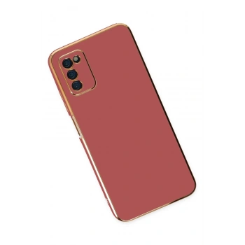 Samsung Galaxy A03S Kılıf Volet Silikon - Kırmızı