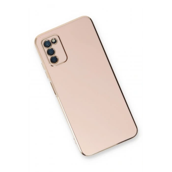 Samsung Galaxy A03S Kılıf Volet Silikon - Pembe