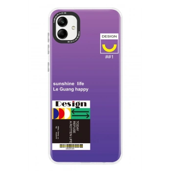 Samsung Galaxy A04 Kılıf Estoril Desenli Kapak - Estoril - 4