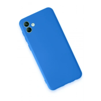 Samsung Galaxy A04 Kılıf First Silikon - Mavi