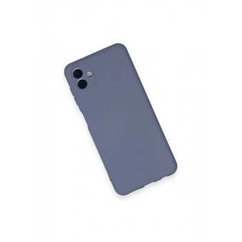 Samsung Galaxy A04 Kılıf Nano içi Kadife Silikon - Gri