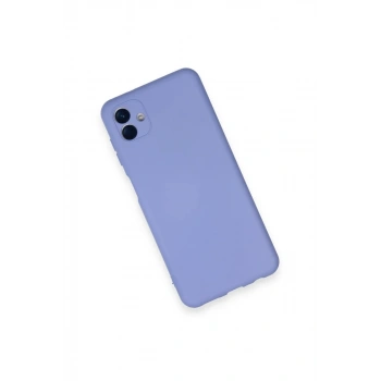 Samsung Galaxy A04 Kılıf Nano içi Kadife Silikon - Lila