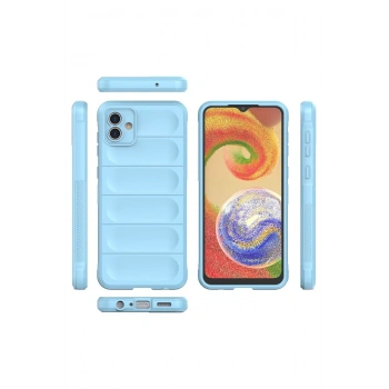 Samsung Galaxy A04 Kılıf Optimum Silikon - Sky Blue